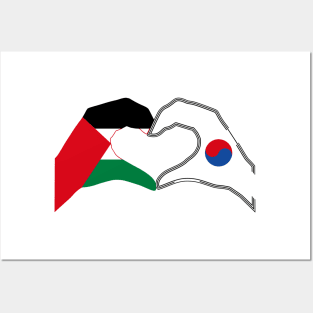 We Heart Palestine & Korea Patriot Series Posters and Art